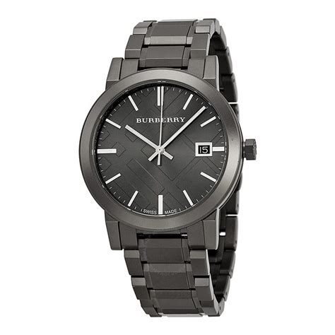 Burberry Grey Dial Grey Ion